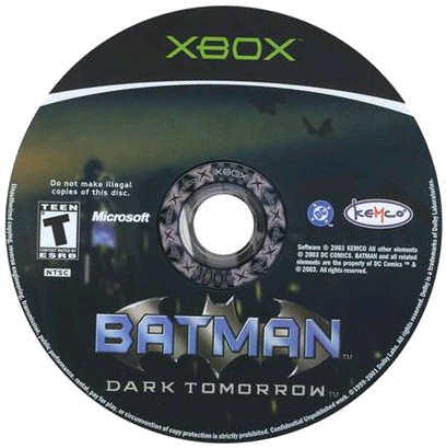 Batman - Dark Tomorrow (USA) Game Disc